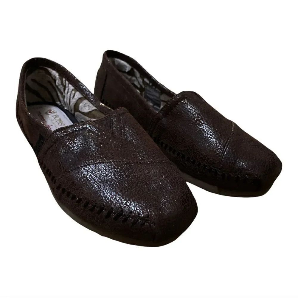 Skechers | Luxe Bobs Rain Dance Slip-On With Memory Foam in Chocolate | 6.5